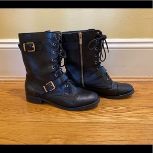 Arturo Chiang Black Combat boots